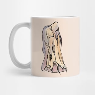 Dramabite Zombie I Letter Initial Typography Text Character Statement Mug